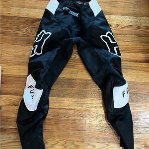 Fox Kids Black and White BMX/Motocross Pants